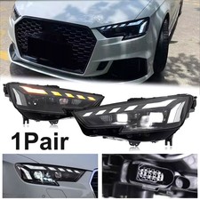Pair Upgraded LED Headlights Plug&Play For Audi A3 8V 2017-2019 Genuine Xenon