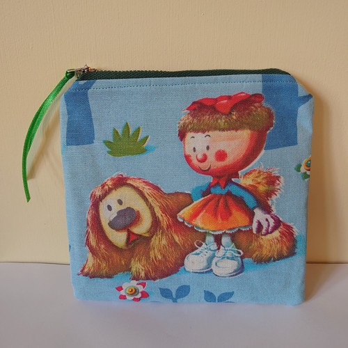 Handmade zipped coin - coin, purse
