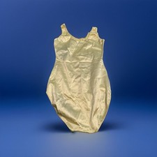 Baton twirling costume Gymnastic Yellow Lemon Dance Age 14 Small Adult Size 8-10
