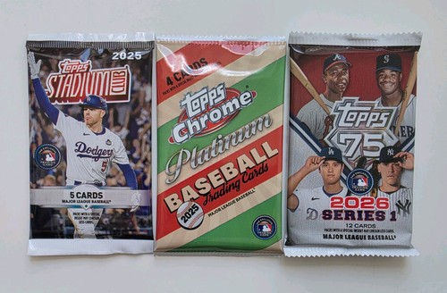 Sealed packs baseball - packs, of