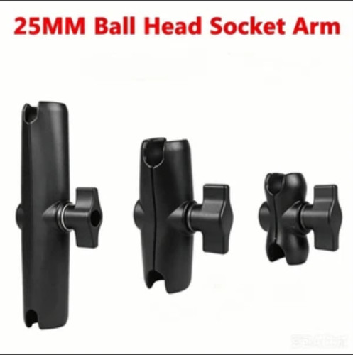 Double socket ram mount - socket,