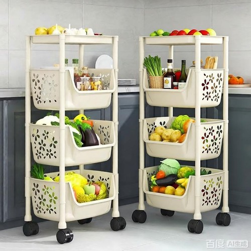Tier kitchen basket storage - kitchen,