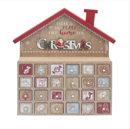 Christmas wooden advent - christmas,