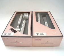 Johnson Brothers Eternal Beau Fish Knives and Forks x 6 Boxed - Viners