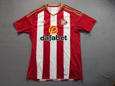 Sunderland 2016/17 home jersey adidas mens size M football shirt