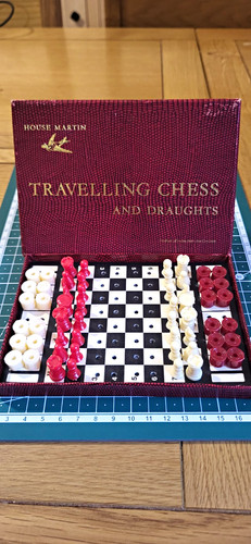 House martin travel size chess - house,
