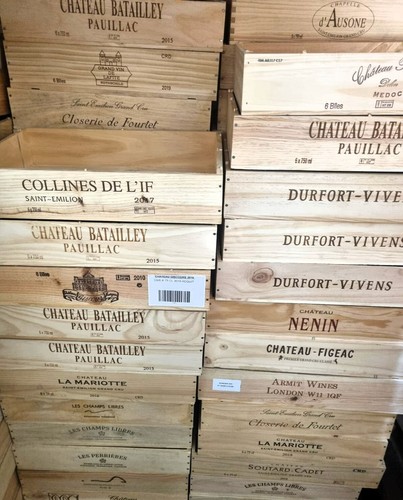 Wooden wine box crate - crate,