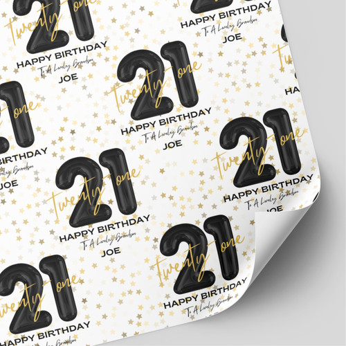 Personalised 21st birthday - 21st,