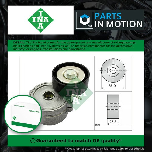 Aux belt tensioner fits ford - fits,