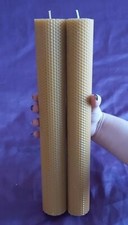  2 XXL candles PURE beeswax