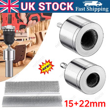 Copper Pipe Cleaner for Drill 15+22mm SET Metal Drill Tube Cleaning Brush Kit UK