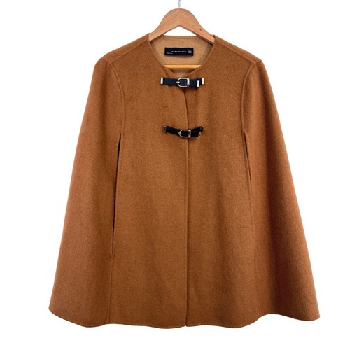 Zara cape coat size - zara, wool
