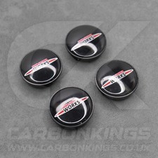 4 x Mini Cooper JCW Wheel Centre Caps 54mm R50 R55 R56 R57 R58 R60 R61 +