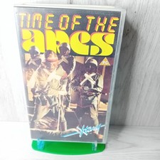 TIME OF THE APES SANDY FRANK VHS TAPE - RARE RETRO MOVIE 1987 ONLY 1 ON EBAY !!