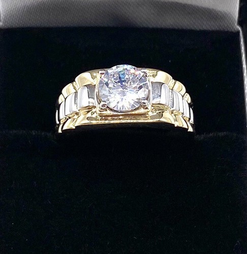 9ct gold mens ring - ring,