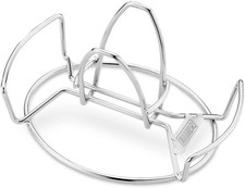 Weber 6482 Poultry Chicken Roaster, 23X 17Wx12H, ?Dishwasher Safe, Alloy Steel