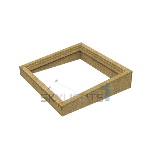 Insulated osb skylight upstand - osb,