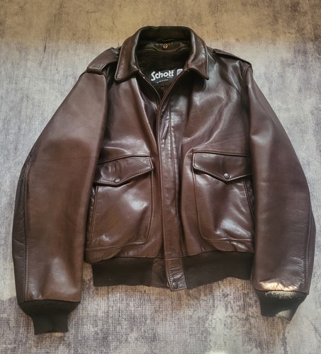 Schott men s leather - a-2,
