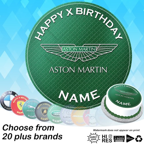 Car logo badge cake topper - car,