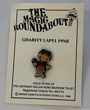 Vintage Original Magic Roundabout Florence Enamel Pin Badge Brooch