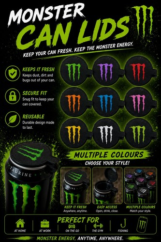 Monster energy - monster, can