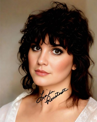 Linda ronstadt signed 8x10 - ronstadt,