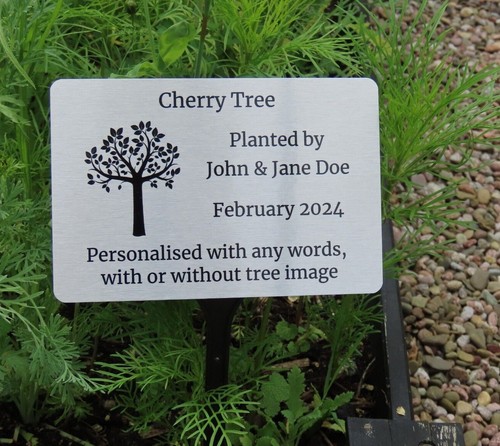 Personalised tree marker - tree,