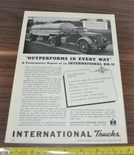 1945 international milk - 1945, kr-11