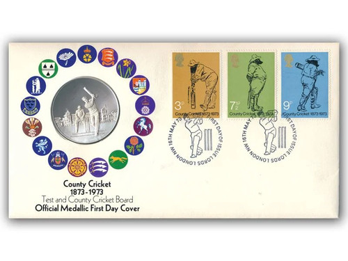 1973 cricket fdc john - 1973,