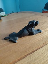VINTAGE IRON DOG DOORSTOP