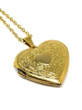 9K Gold Locket Necklace