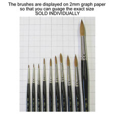 Winsor and Newton Series 7 kolinsky finest sable brush - round all size 000 - 10