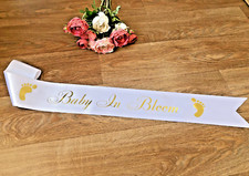Baby Shower Sash, Baby In