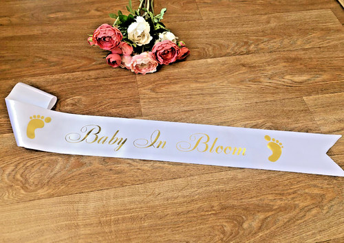 Baby shower sash - baby,