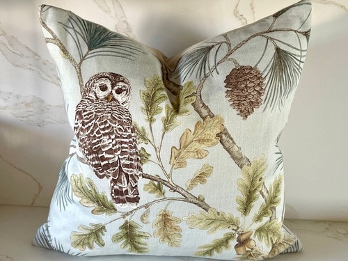 Sanderson owlswick teal linen - teal,