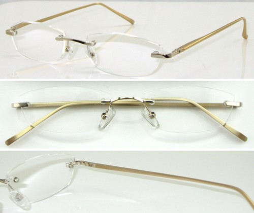 Rimless reading glasses - rimless,