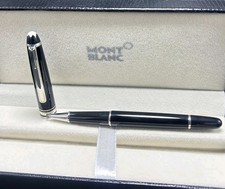 Montblanc Meisterstuck Ballpoint Pen Black Body + Silver Clip Black Ink