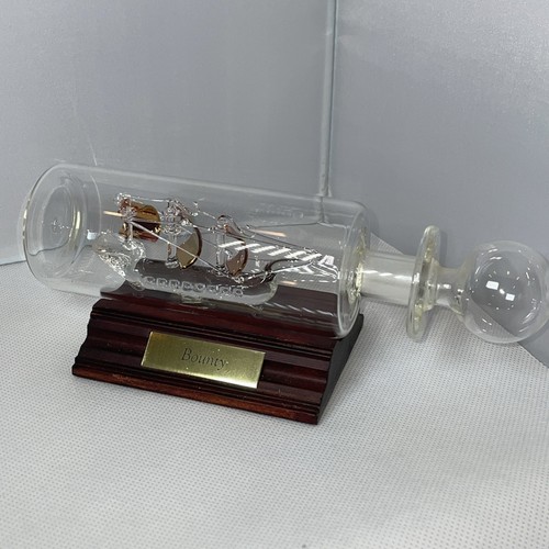 Vintage ship bottle glass - vintage, a