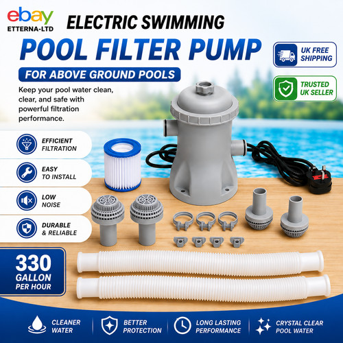 330gph electric swimming pool - 330gph,