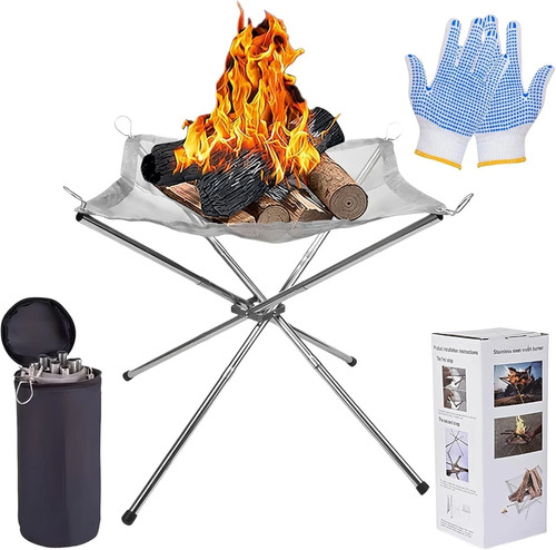 Portable foldable fire - portable,