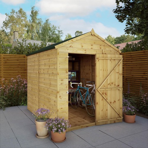 8x6 wooden garden - 8x6, shed