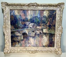 French Pointillist Oil