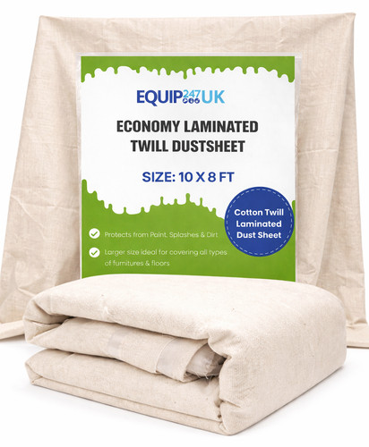 Laminated cotton dust - cotton, sheet
