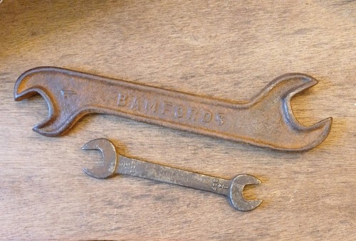 Vintage bamfords spanner - 7, +