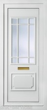 WHITE FULL HEIGHT UPVC DOOR