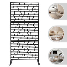 Metal Privacy Screen Outdoor for Patio, Garden, Fence, Balcony Decor