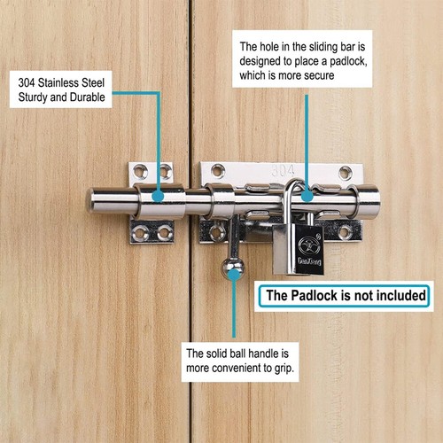 Slide latch lock bolt - lock,