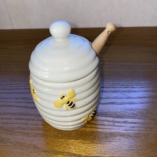Bumble Bee Honey Pot With