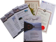 TWO KINGSDALE LAND PLOTS WITH LORD, LAIRD OR LADY TITLES - GREAT GIFT IDEA