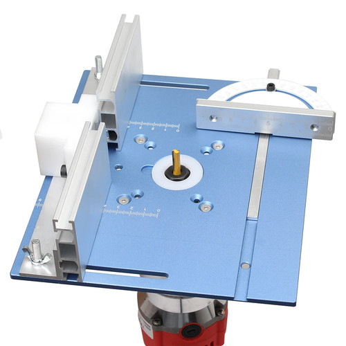 Aluminium router table - router, insert